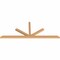 Ekena Millwork Saratoga Timber Gable Bracket, Western Red Cedar, 108"W x 40"H x 3 1/2"D x 3 1/2"F, 9/12 Pitch GBW108X40X0404SAR00SWR - alternate 3